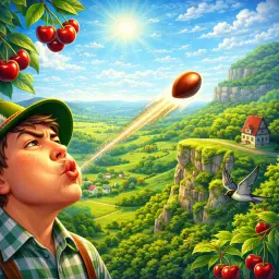 Kirschkern-Weitspucken