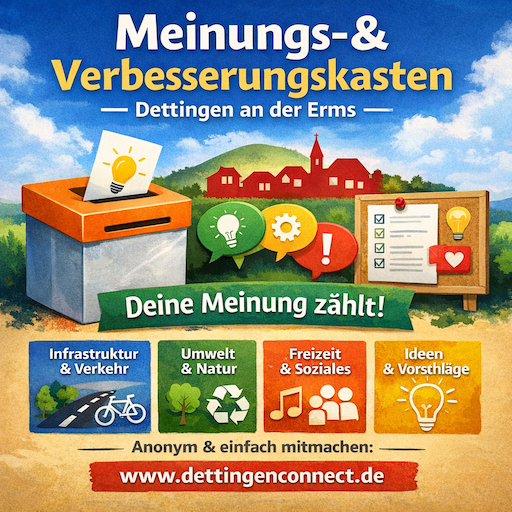 Meinungs- und Verbesserungskasten für Dettingen